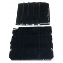 Kit filtre charbon cassette plus filtre mousse avec fixation hotte De Dietrich
