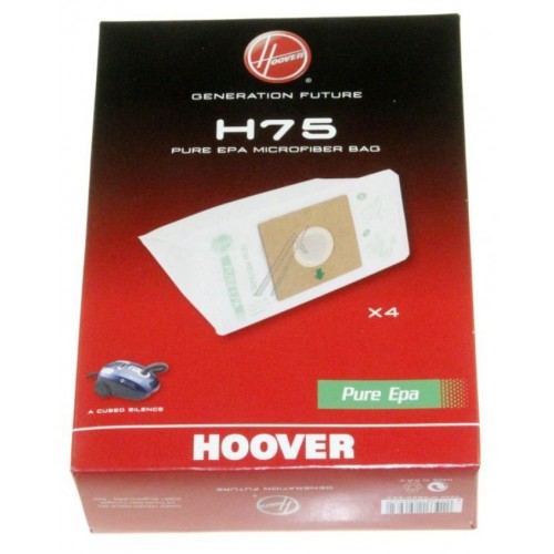 Hoover sac microfibre pure H75 EPA (2,0 L) aspirateur