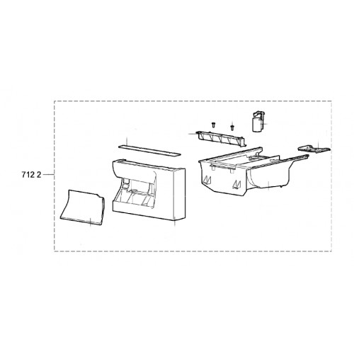 Bauknecht tiroir à produits lave-linge