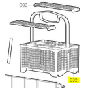 V-Zug panier à couverts hydrophile lave-vaisselle