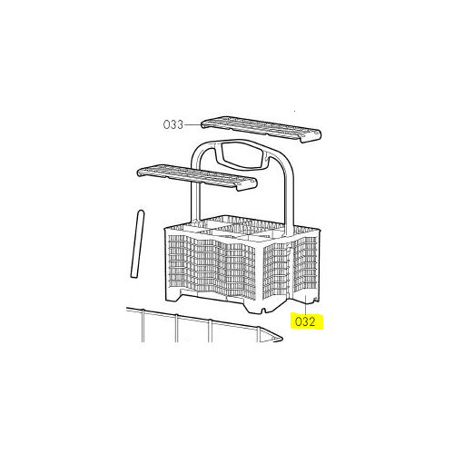 V-Zug panier à couverts hydrophile lave-vaisselle