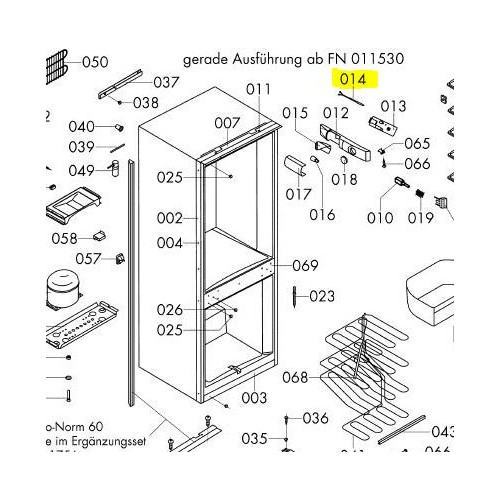 V-Zug sonde de température réfrigérateur