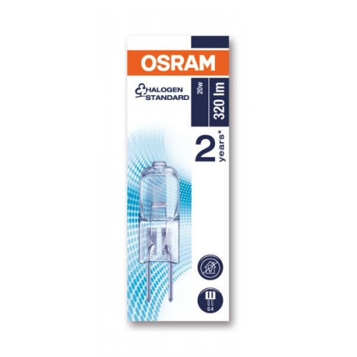 LAMPE HALOGÈNE G4 300C 12V 20W OSRAM