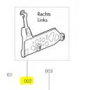 V-Zug Support pour panier gauche 1 pce 2 roues installées lave-vaisselle