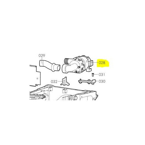 V-Zug pompe de lavage lave-vaisselle