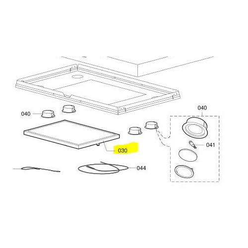 V-ZUG filtre à graisse avec aimant hotte