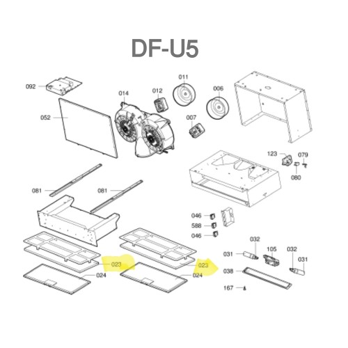 V-Zug filtre à charbon longlife hotte