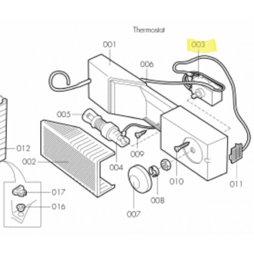 V-Zug thermostat réfrigérateur