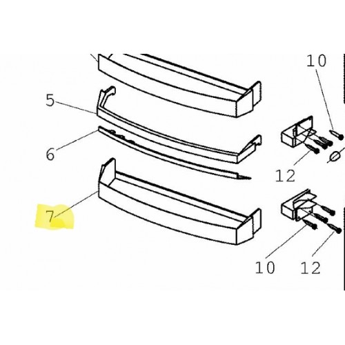 V-Zug balconnet suspendu réfrigérateur