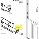 Liebherr tablette verre réfrigérateur